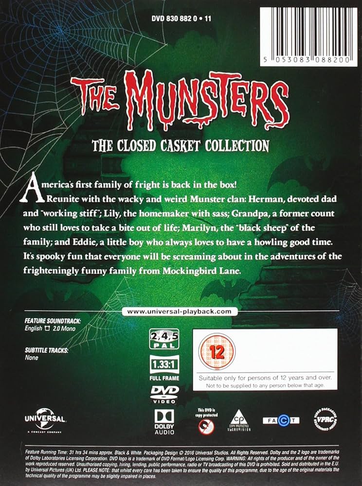 その他 The Munsters Complete Collection (Repackage) [DVD] [Import anglais] g6bh9ry Amazon.com: The Munsters: The Complete Series [DVD] : Fred